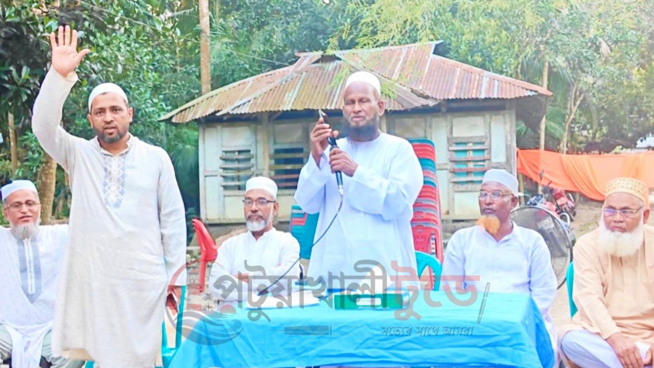 বাউফলের কেশবপুরে জামায়াতের চেয়ারম্যান প্রার্থী জাহিদুল ইসলাম