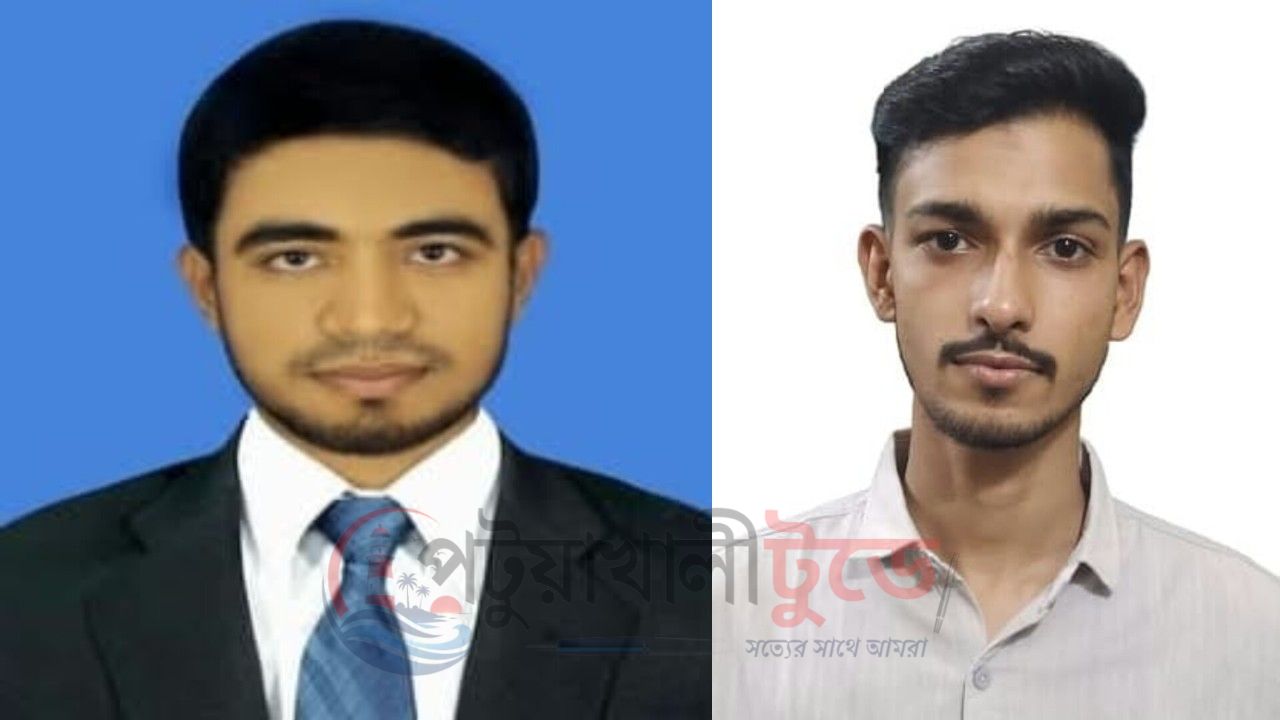 পটুয়াখালীতে ন্যাশনাল ডিপ্লোমা ইঞ্জিনিয়ার্স অ্যালায়েন্স(এনডিইএ)-এর জেলা আহ্বায়ক কমিটির নেতৃত্বে সাইফুল ইসলাম সাগর ও জিসান।