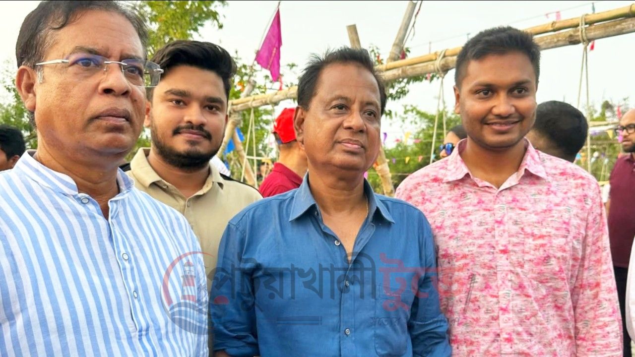 কুয়াকাটা পর্যটন কার্নিভাল ঘিরে লেম্বুর বনে সংসদ সদস্য এবিএম মোশাররফ হোসেন
